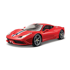 Bburago - RACE+PLAY, Ferrari 458 Speciale, červená, 1:18