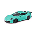 Bburago - Auta HOBBY, Porsche 911 GT3, zelená mint, 1:24