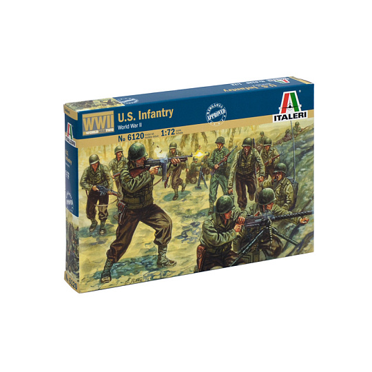 Italeri Model Kit figurky 6120 - WWII - AMERICAN INFANTRY (1:72)