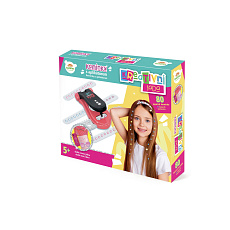 Třpytivé kamínky nejen do vlasů s aplikátorem plast 6x12cm s doplňky v krabičce 22x18,5x4,5cm