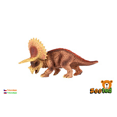 Triceratops malý dinosaurus zooted plast 14cm 