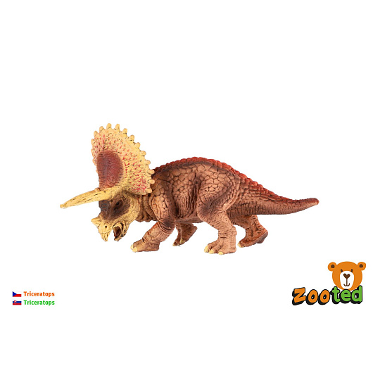 Triceratops malý dinosaurus zooted plast 14cm 