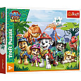 Trefl Puzzle Maxi 24 dílků Tlapková patrola/Paw Patrol Dino Movie:Prehistorické přátelství  60x40cm v krab