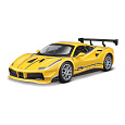 Bburago - RACING, Ferrari 488 Challenge, žlutá, 1:24