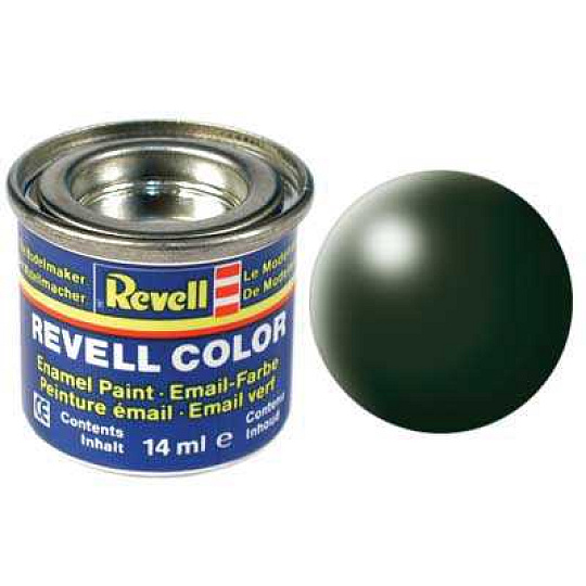 Revell Barva emailová - 32363: hedvábná tmavě zelená (dark green silk)