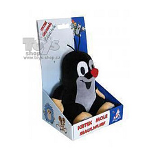 Moravská Ústředna Brno plyšový Krtek sedící malý Baby 15cm