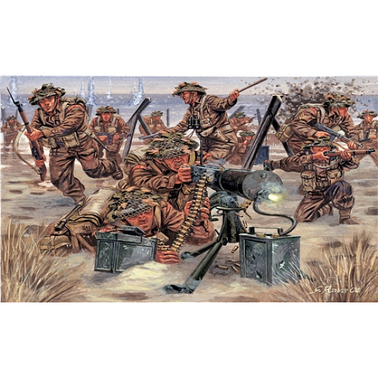 Italeri Model Kit figurky 6056 - WWII - BRITISH INFANTRY (1:72)