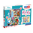 Clementoni EDUkit - Disney Classics 4v1 (pexeso, 48 + 30 puzzle, 6 kostek)