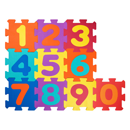 Plastica Pěnové Puzzle Čísla