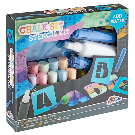 Mac Toys Set kříd a šablon Mac Toys Set kříd a šablon
