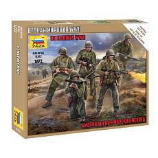 Zvezda Wargames (WWII) figurky 6279 - US Marines (1:72)
