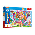 Trefl Puzzle Paw Patrol/Tlapková patrola třpytivé 100 dílků 48x34cm v krabici 33x23x4cm