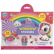 Rappa Kreativní set okenní samolepky 100+ ks a 2 scenérie 29x21 cm