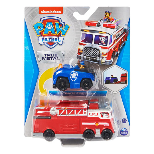 Spin Master PAW PATROL HASIČSKÝ VŮZ DIE-CAST S AUTÍČKEM Spin Master PAW PATROL HASIČSKÝ VŮZ DIE-CAST S AUTÍČKEM