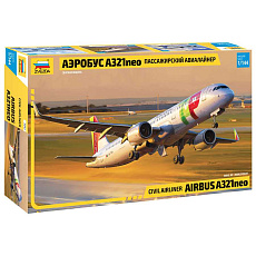 Zvezda Model Kit letadlo 7043 - A-321NEO (1:144)