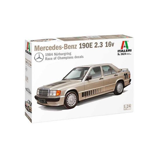 Italeri Model Kit auto 3624 - Mercedes Benz 190E (1:24) Italeri Model Kit auto 3624 - Mercedes Benz 190E (1:24)