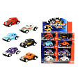 Teddies Auto kov 9 cm na zpětné natažení asst 6 barev