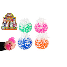 Teddies Míček antistresový mačkací sliz 6cm 4 barvy