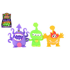 Teddies Mimozemšťan/Monstrum antistresový mačkací sliz 8-9cm 3 barvy