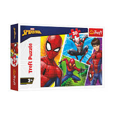 Trefl Puzzle Spiderman a Miguel/Disney 27x20cm 30 dílků v krabičce 21x14x4cm Trefl Puzzle Spiderman a Miguel/Disney 27x20cm 30 dílků v krabičce 21x14x4cm