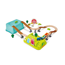 Hape Vláčikodráha set v boxe - Farma