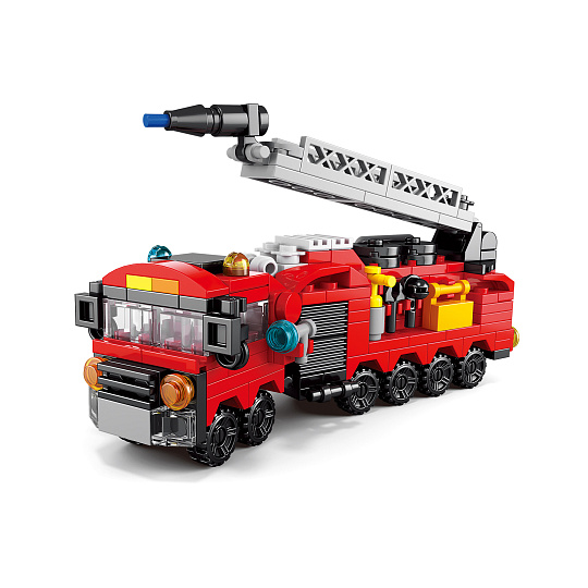 Rappa Stavebnice hasiči 12 autíček