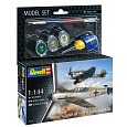 Revell ModelSet letadlo 63770 - Messerschmitt Bf109E & Ju87B Stuka (1:144)