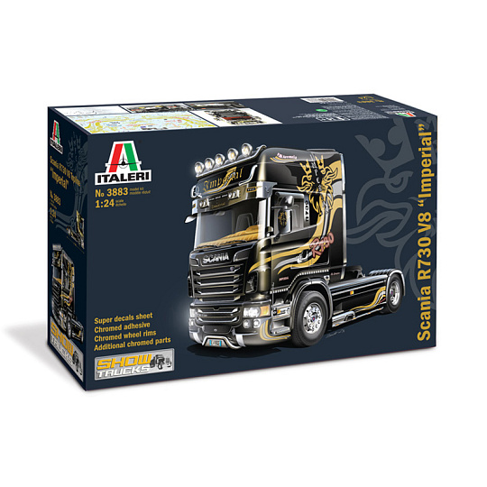 Italeri Model Kit truck 3883 - SCANIA R V8 TOPLINE " IMPERIAL" (1:24)