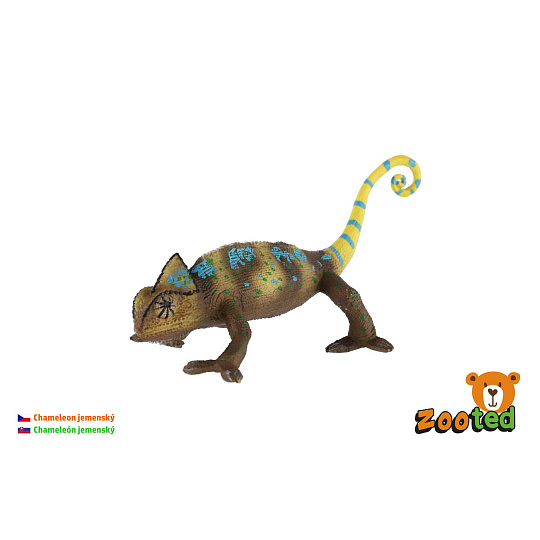Chameleon jemenský zooted plast 18cm 