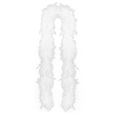 Rappa Boa bílé s peřím 180 cm