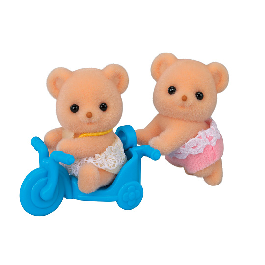 Sylvanian Families Dvojčatá sušienkoví medvedíci s motorkou