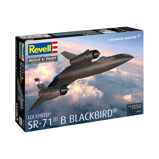 Revell Plastic ModelKit letadlo 03751 - Lockheed SR-71B Blackbird (1:48) Revell Plastic ModelKit letadlo 03751 - Lockheed SR-71B Blackbird (1:48)