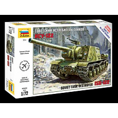 Zvezda Snap Kit tank 5054 - Soviet Tank Destroyer ISU-122 (1:72)