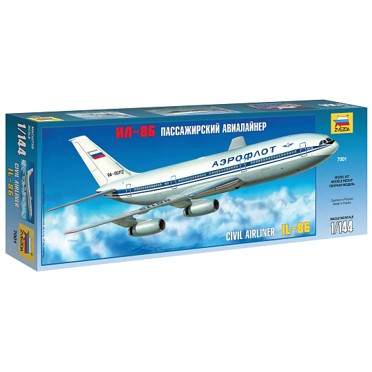 Zvezda Model Kit letadlo 7001 - Ilyushin IL-86 (1:144)