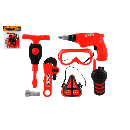 Sada nářadí plast v sáčku 16x23cm