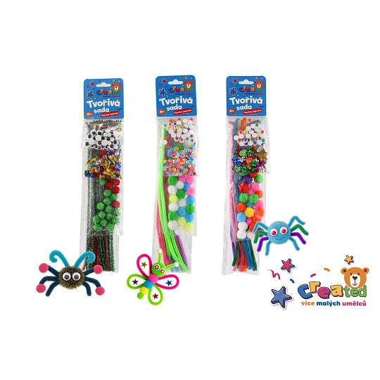 Tvořivá sada created 5 druhů v sáčku 8x38cm
