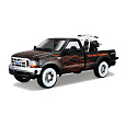 Maisto - Harley-Davidson Custom, 1999 Ford F-350 Super Duty Pickup , 1:24