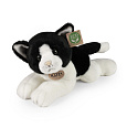 Rappa Plyšová kočka bílo-černá ležící 30 cm ECO-FRIENDLY