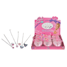 Simba Steffi Love Girl Simba Prstýnek a náhrdelník v srdíčkové dóze, 6 druhů Simba Steffi Love Girl Simba Prstýnek a náhrdelník v srdíčkové dóze, 6 druhů