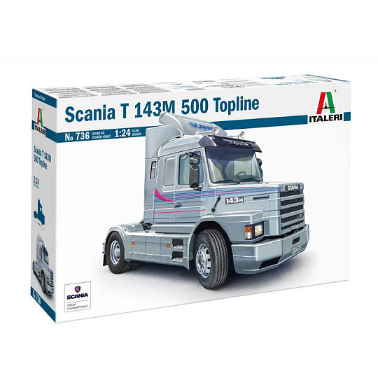 Italeri Model Kit truck 0736 - Scania T143 M500 Topline (1:24) Italeri Model Kit truck 0736 - Scania T143 M500 Topline (1:24)