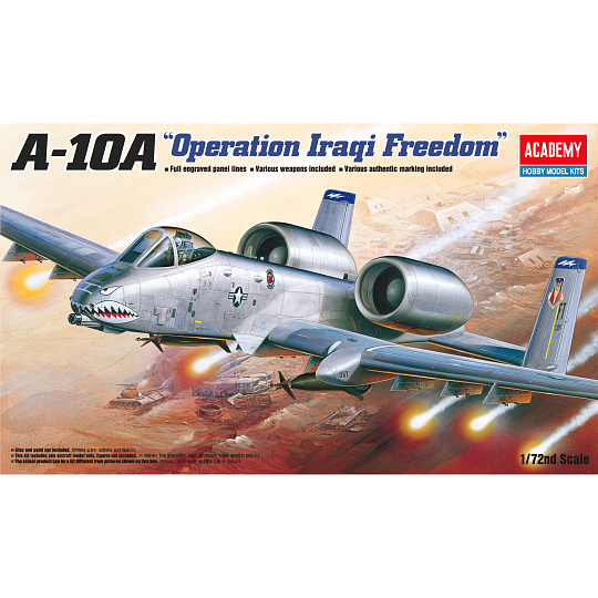 Academy Model Kit letadlo 12402 - A-10A "OPERATION IRAQI FREECOM" (1:72)