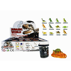 Teddies Sliz - hmota 80g Dinosaurus 6cm mix druhů