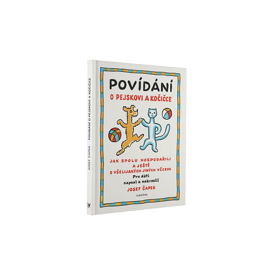 Knížka Povídání o pejskovi a kočičce CZ text 20x26cm ve fólii