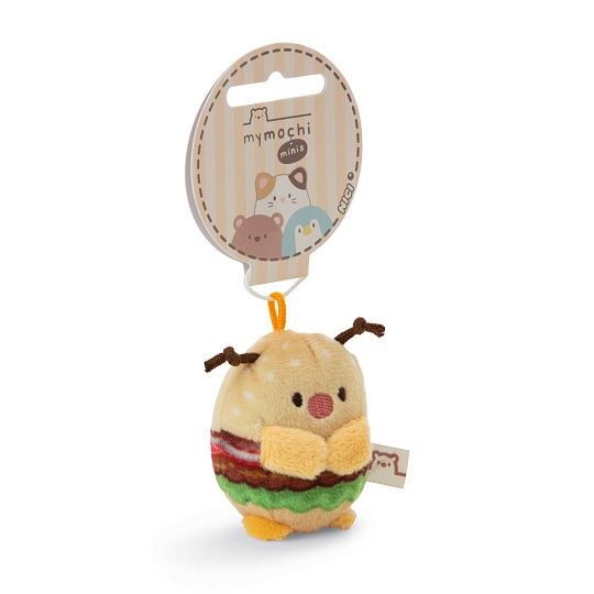 NICI přívěsek MyMochi Beruška Dozz hamburger 5cm NICI přívěsek MyMochi Beruška Dozz hamburger 5cm