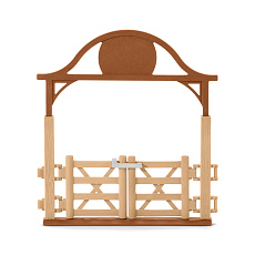 Schleich 42434 ohrada pro koně se vstupní branou