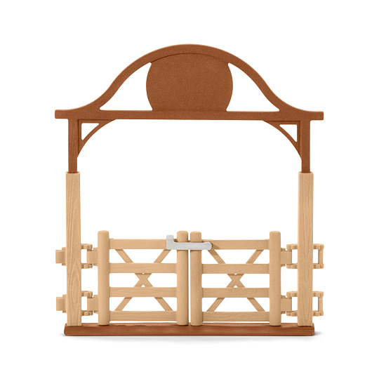 Schleich 42434 ohrada pro koně se vstupní branou