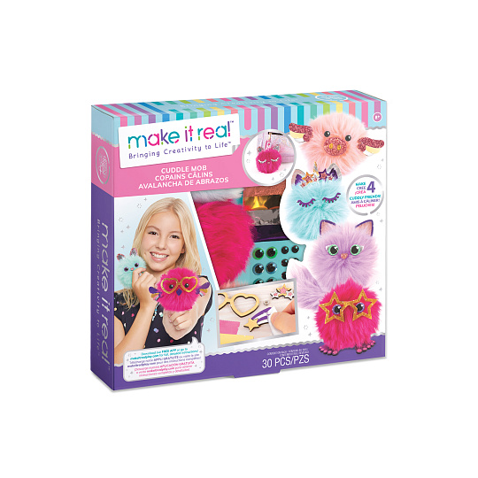Make it Real Přívěsky, roztomilé chlupaté koule Make it Real Přívěsky, roztomilé chlupaté koule