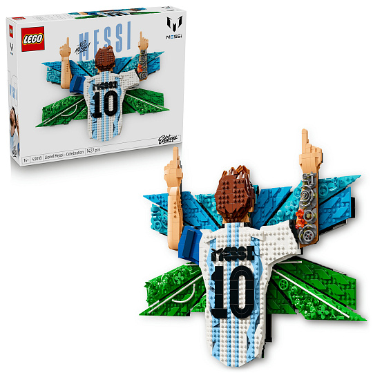 LEGO Editions 43018 Lionel Messi – Okamžik vítězství