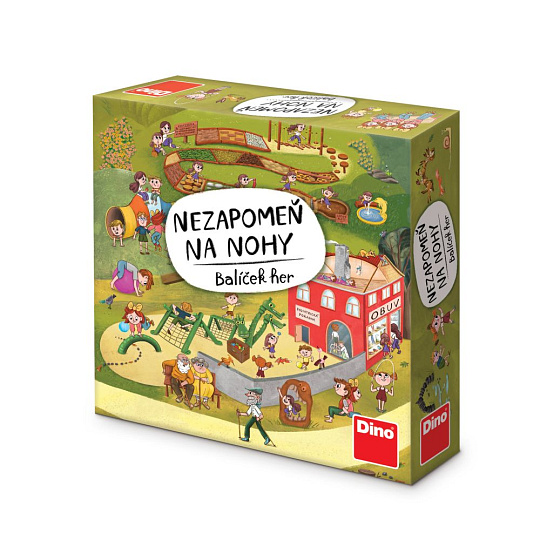 Dino NEZAPOMEŇ NA NOHY Rodinná hra Dino NEZAPOMEŇ NA NOHY Rodinná hra