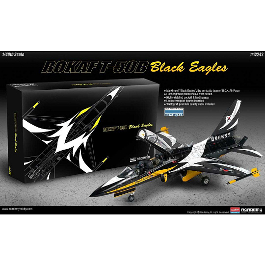 Academy Model Kit letadlo 12242 - ROKAF T-50B "BLACK EAGLES" (1:48) Academy Model Kit letadlo 12242 - ROKAF T-50B "BLACK EAGLES" (1:48)